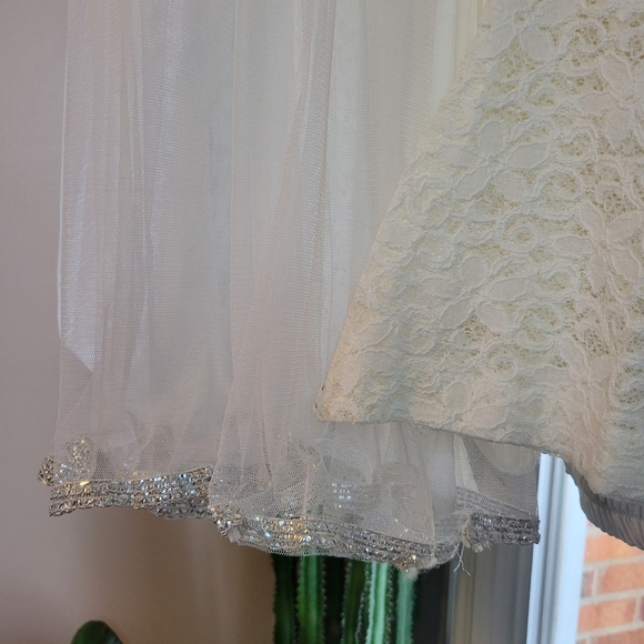 NWOT Black & White Embroidered Heavyweight 3 Piece Salwar Kameez, Size M - Picture 9 of 11